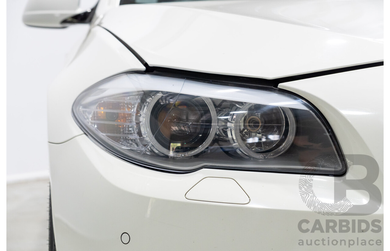 06/2012 BMW 520i F10 MY12 4d Sedan White Turbo 2.0L