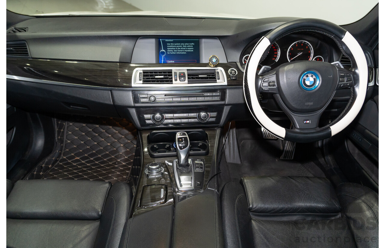 06/2012 BMW 520i F10 MY12 4d Sedan White Turbo 2.0L