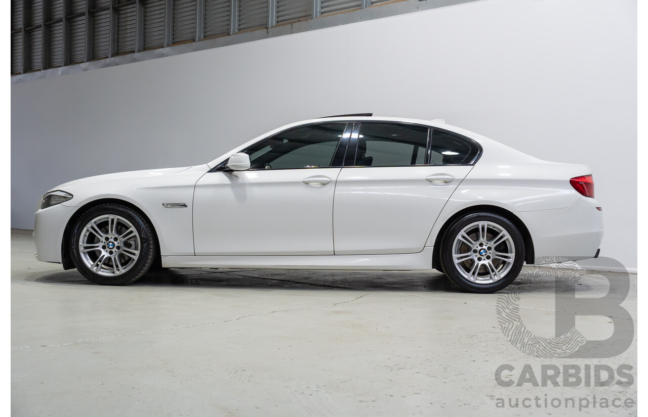 06/2012 BMW 520i F10 MY12 4d Sedan White Turbo 2.0L