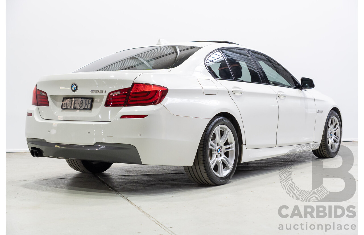 06/2012 BMW 520i F10 MY12 4d Sedan White Turbo 2.0L