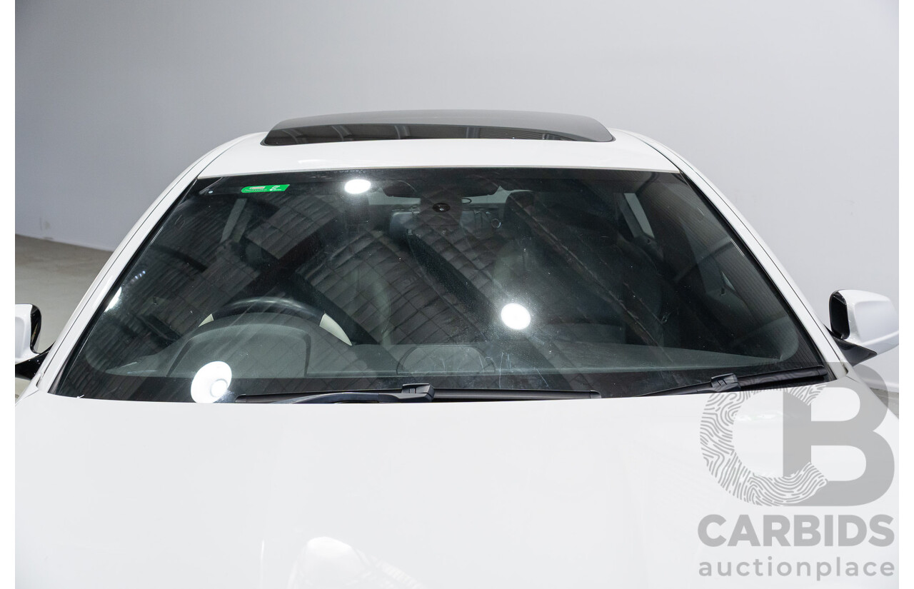 06/2012 BMW 520i F10 MY12 4d Sedan White Turbo 2.0L
