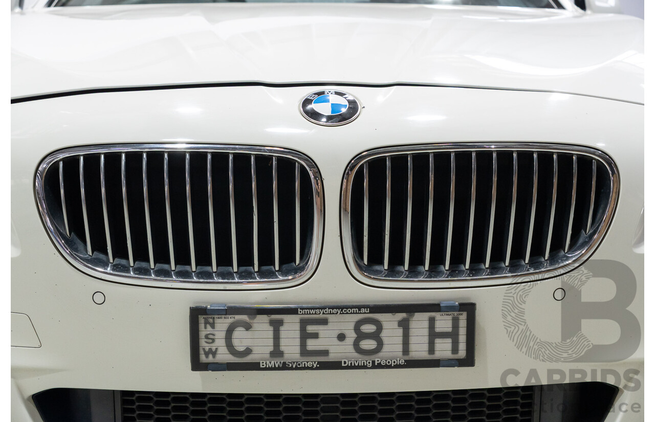 06/2012 BMW 520i F10 MY12 4d Sedan White Turbo 2.0L