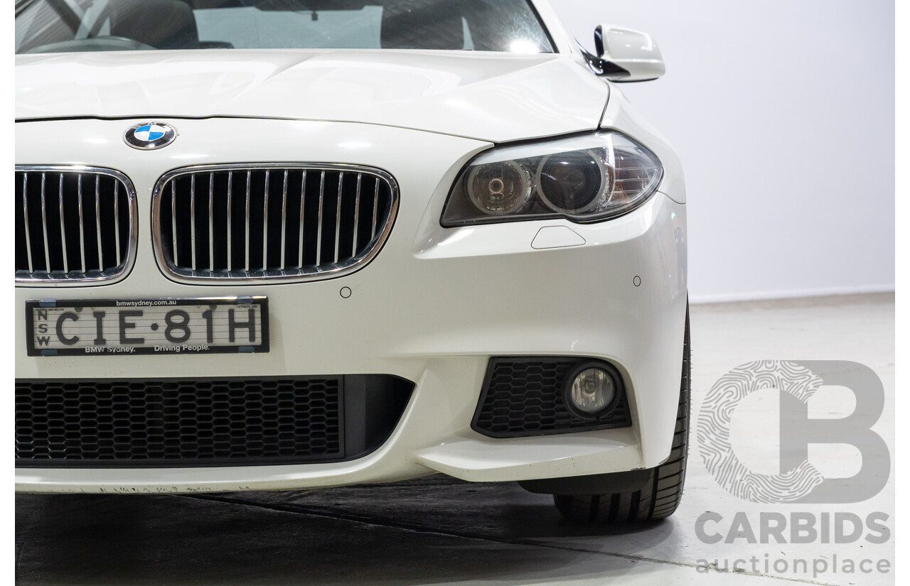06/2012 BMW 520i F10 MY12 4d Sedan White Turbo 2.0L