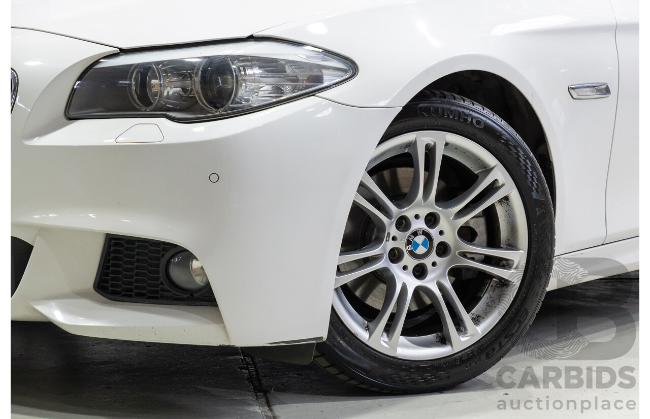 06/2012 BMW 520i F10 MY12 4d Sedan White Turbo 2.0L