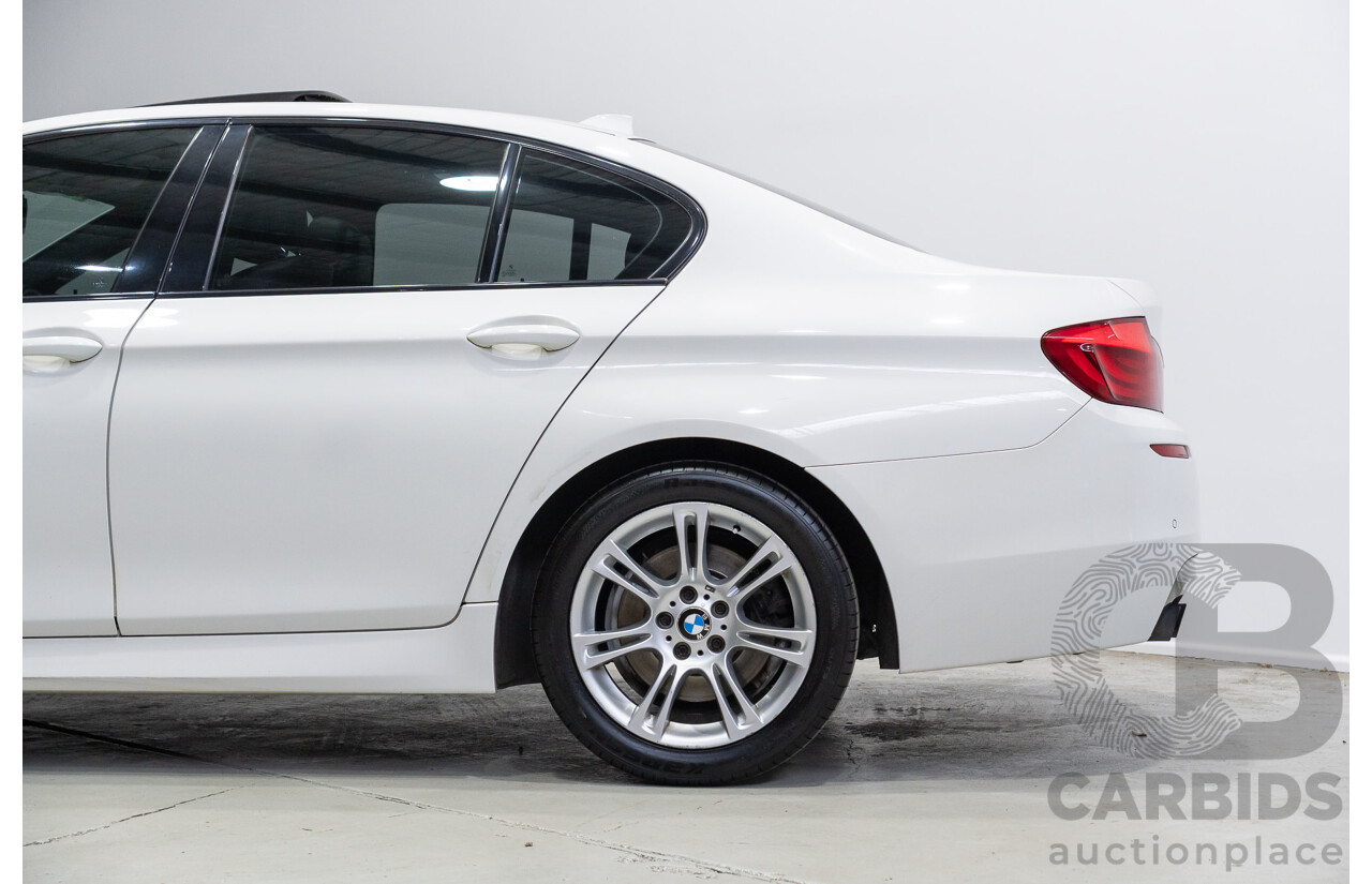 06/2012 BMW 520i F10 MY12 4d Sedan White Turbo 2.0L