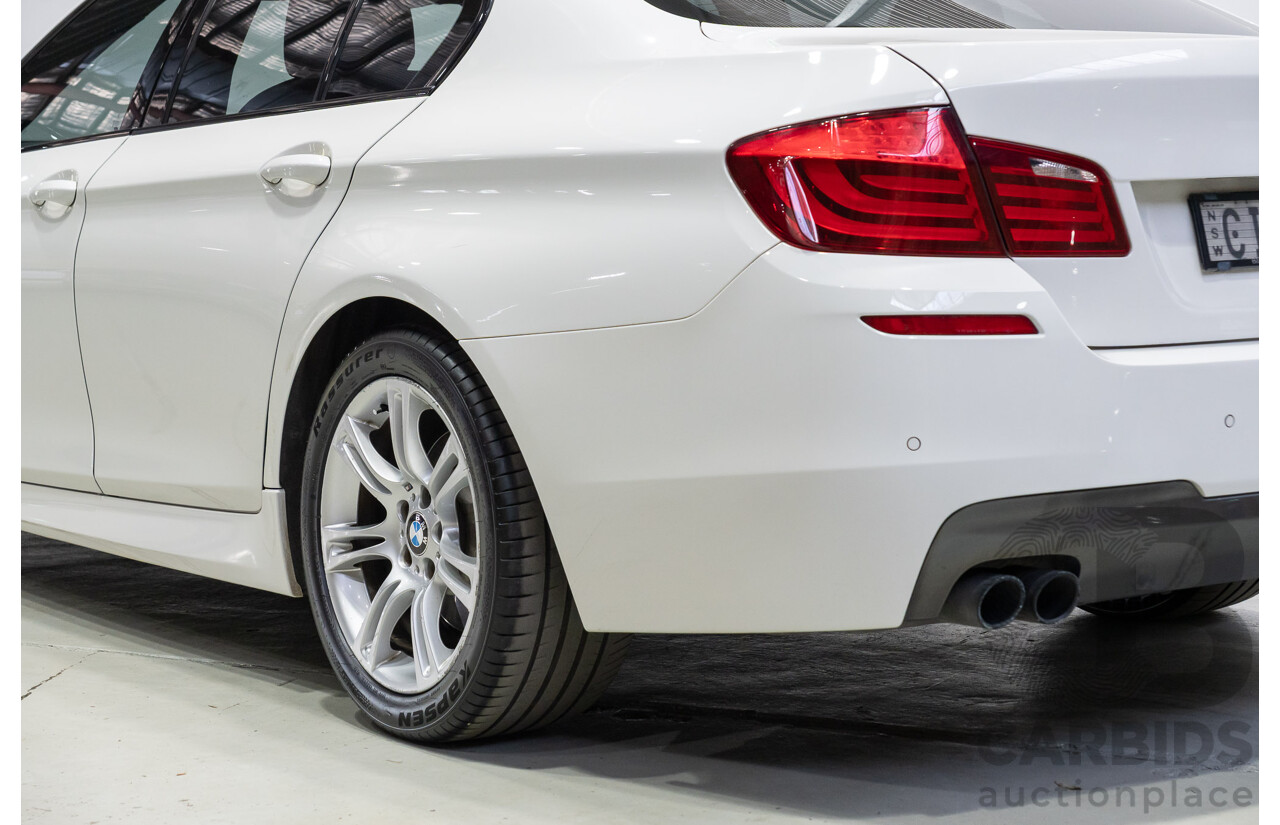 06/2012 BMW 520i F10 MY12 4d Sedan White Turbo 2.0L