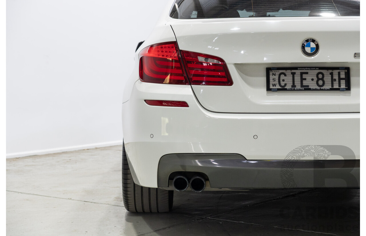 06/2012 BMW 520i F10 MY12 4d Sedan White Turbo 2.0L