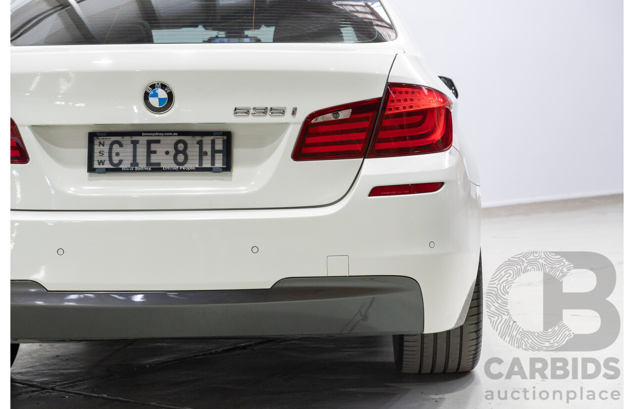 06/2012 BMW 520i F10 MY12 4d Sedan White Turbo 2.0L