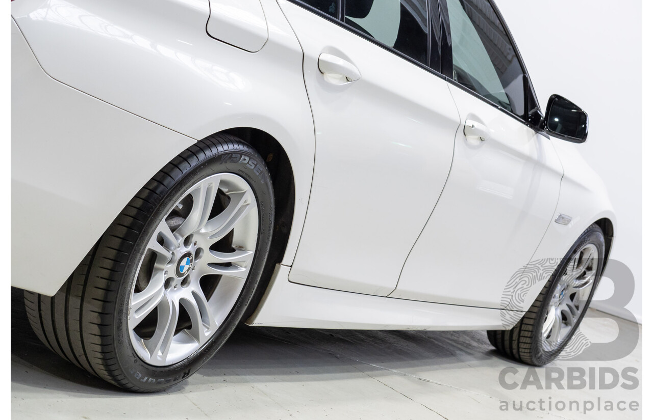 06/2012 BMW 520i F10 MY12 4d Sedan White Turbo 2.0L
