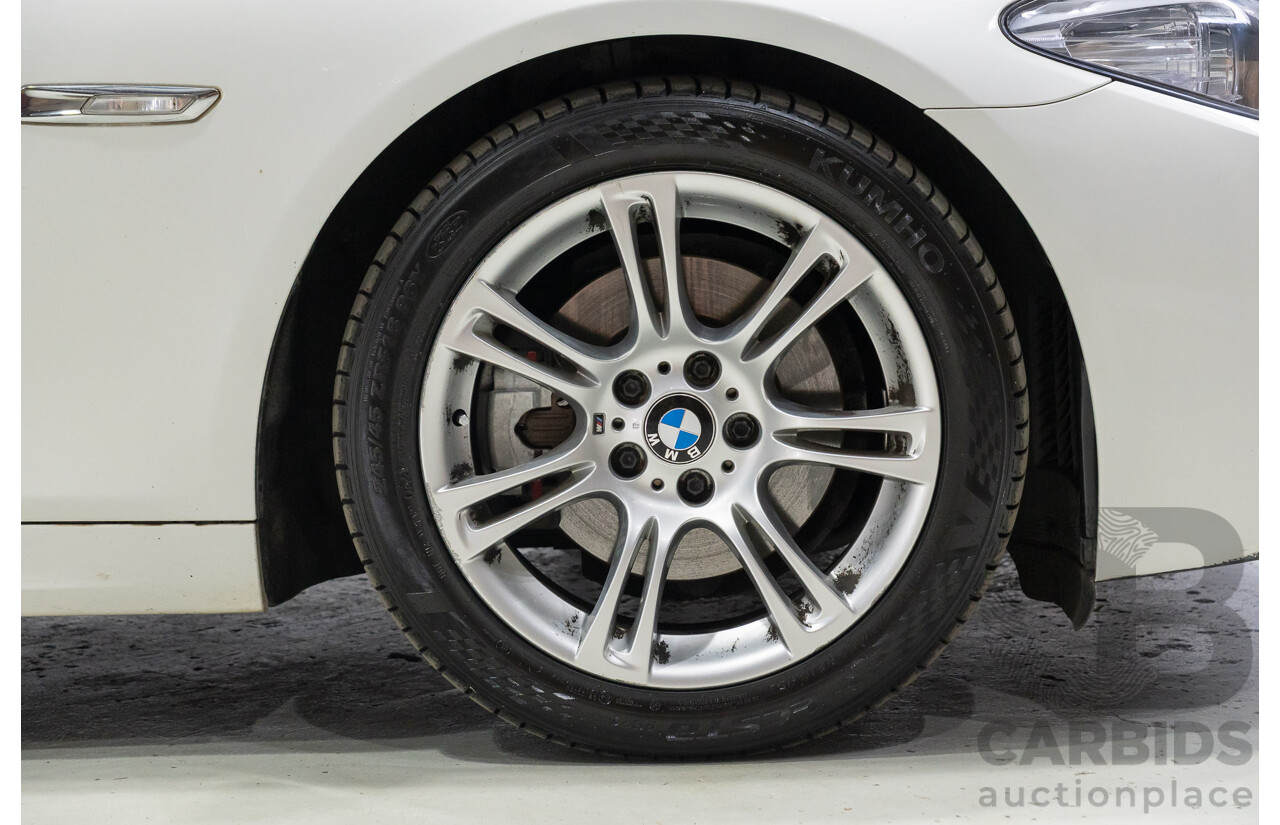 06/2012 BMW 520i F10 MY12 4d Sedan White Turbo 2.0L