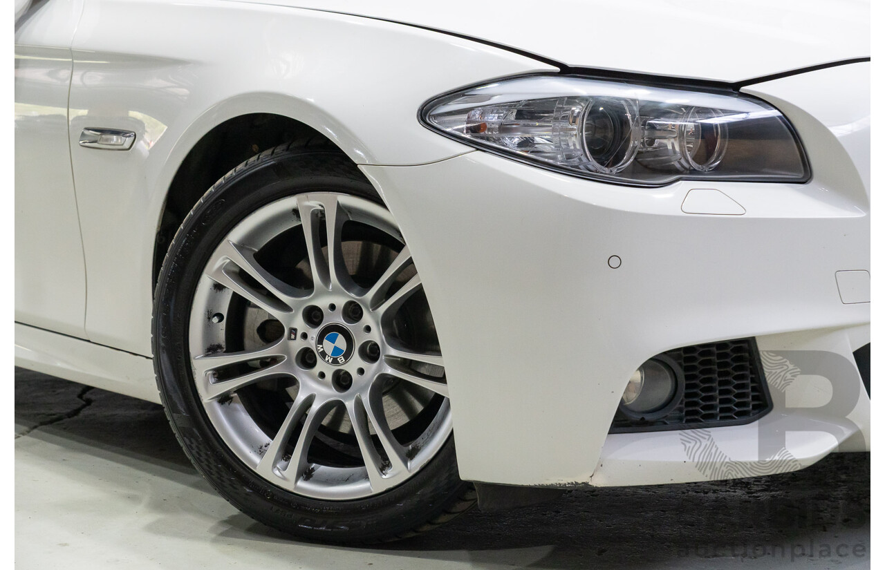 06/2012 BMW 520i F10 MY12 4d Sedan White Turbo 2.0L