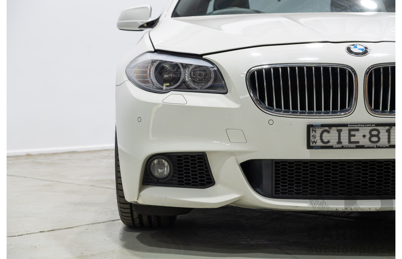 06/2012 BMW 520i F10 MY12 4d Sedan White Turbo 2.0L