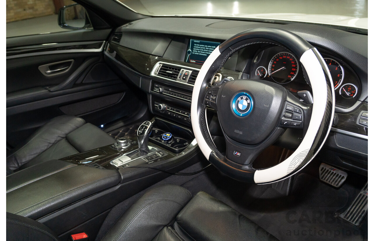 06/2012 BMW 520i F10 MY12 4d Sedan White Turbo 2.0L
