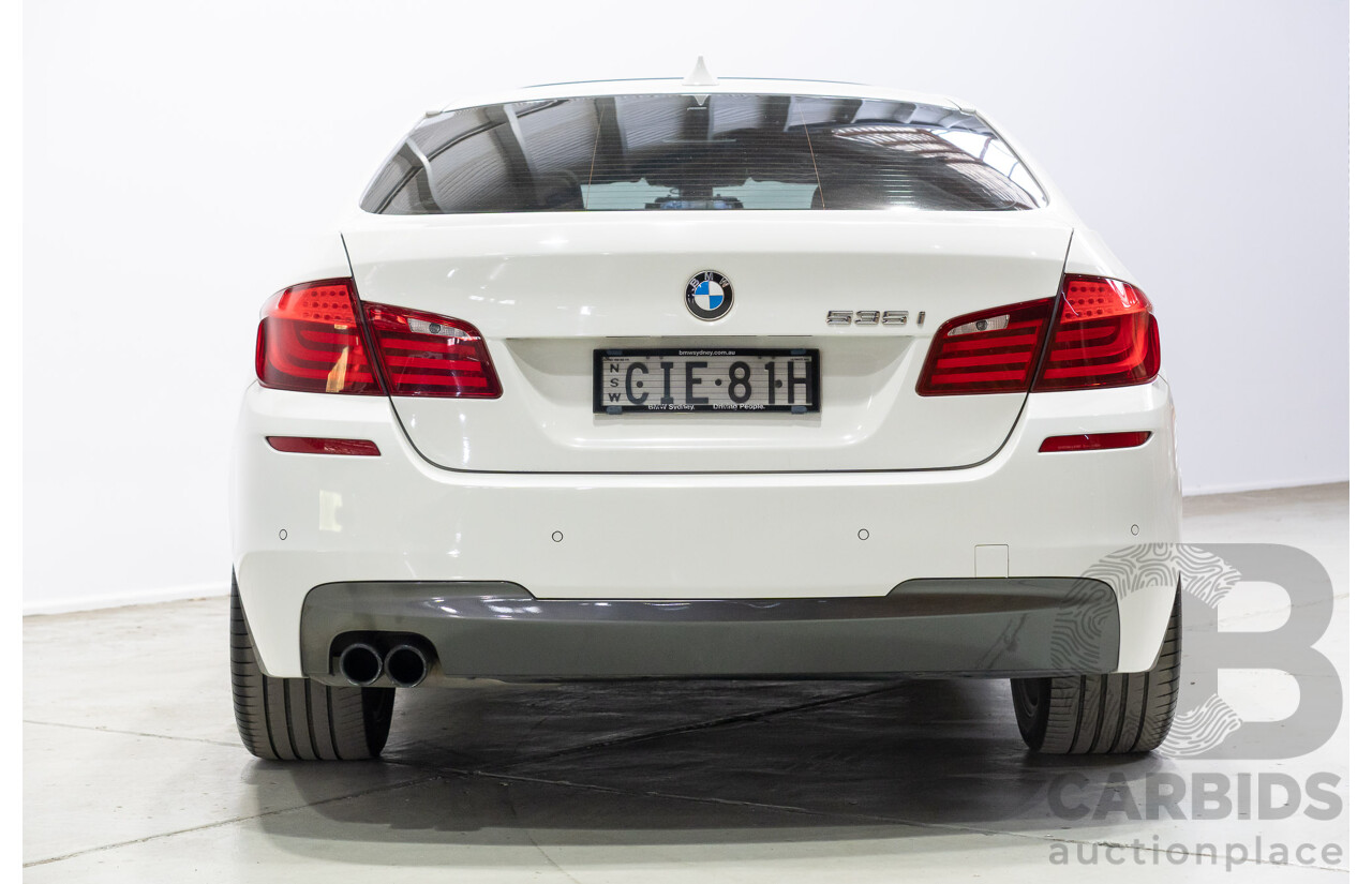 06/2012 BMW 520i F10 MY12 4d Sedan White Turbo 2.0L