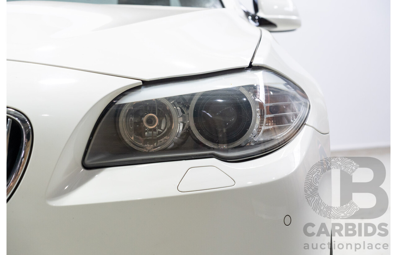 06/2012 BMW 520i F10 MY12 4d Sedan White Turbo 2.0L