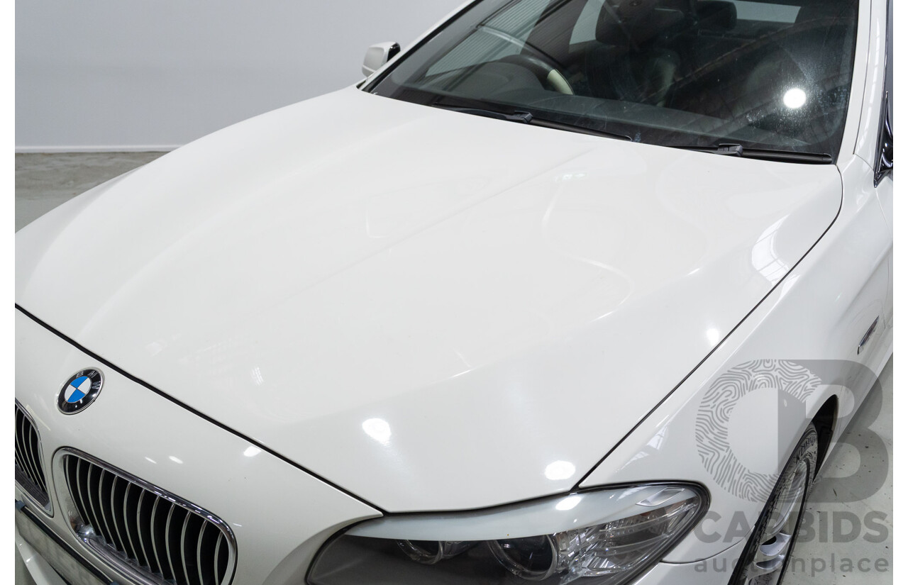 06/2012 BMW 520i F10 MY12 4d Sedan White Turbo 2.0L
