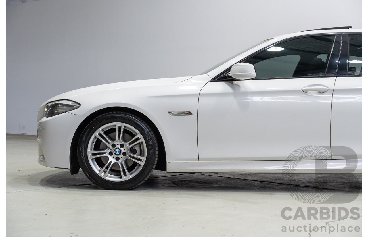 06/2012 BMW 520i F10 MY12 4d Sedan White Turbo 2.0L