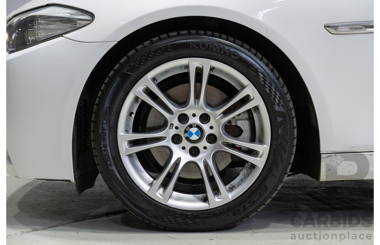 06/2012 BMW 520i F10 MY12 4d Sedan White Turbo 2.0L