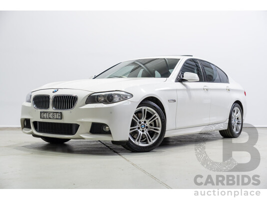 06/2012 BMW 520i F10 MY12 4d Sedan White Turbo 2.0L