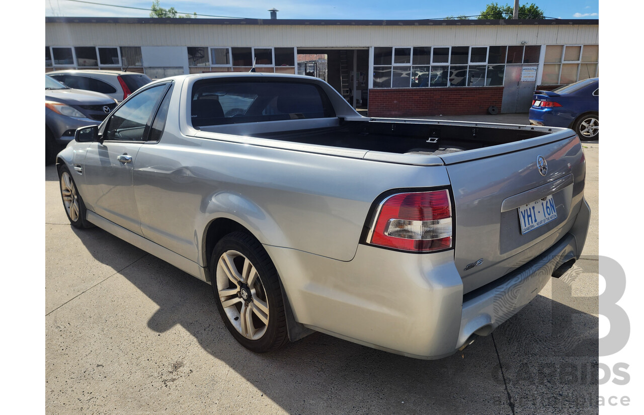10/2007 Holden Commodore SV6 VE Utility Silver 3.6L