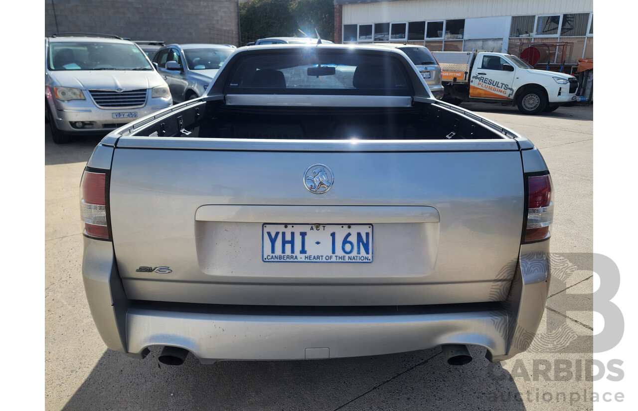 10/2007 Holden Commodore SV6 VE Utility Silver 3.6L