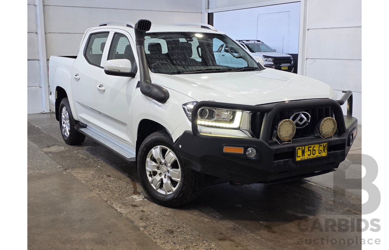 06/2020 LDV T60 PRO (4x4) SK8C Double Cab Utility White 2.8L