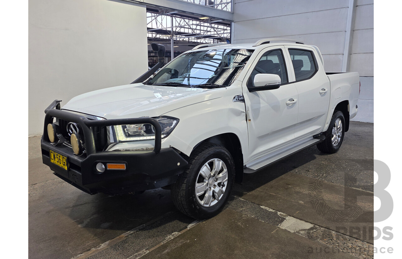 06/2020 LDV T60 PRO (4x4) SK8C Double Cab Utility White 2.8L