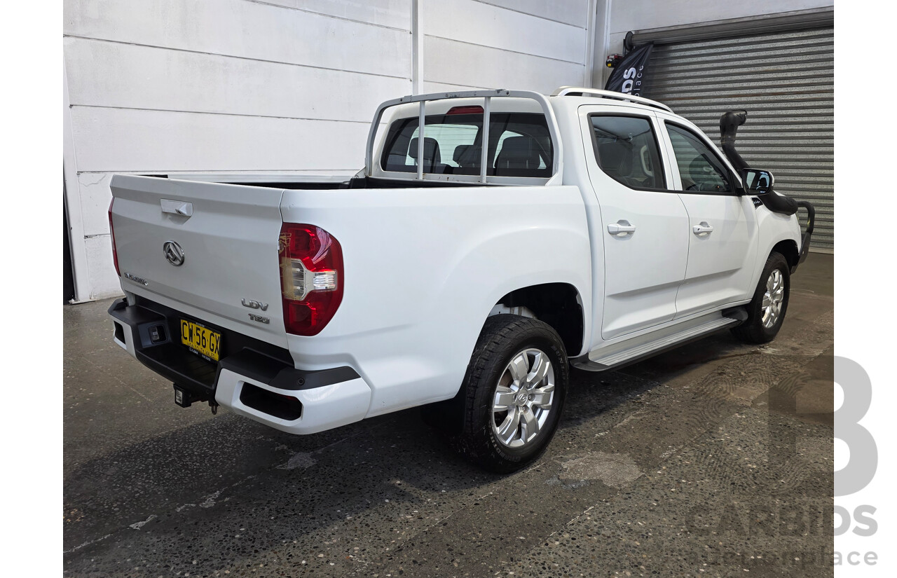 06/2020 LDV T60 PRO (4x4) SK8C Double Cab Utility White 2.8L