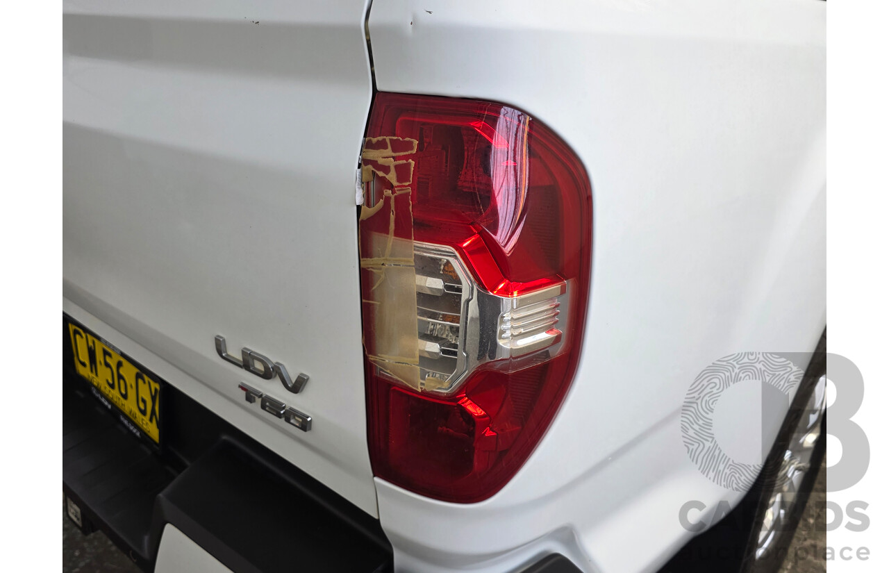 06/2020 LDV T60 PRO (4x4) SK8C Double Cab Utility White 2.8L