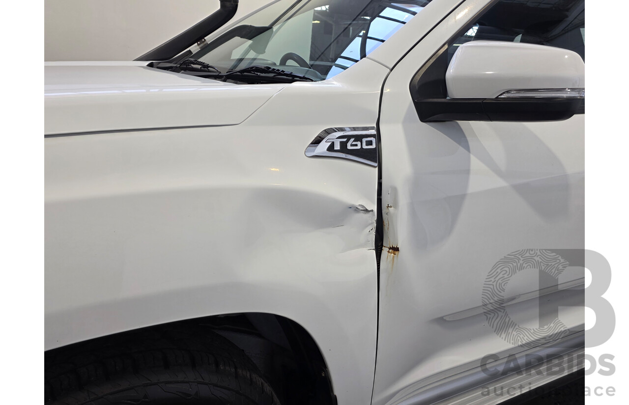 06/2020 LDV T60 PRO (4x4) SK8C Double Cab Utility White 2.8L