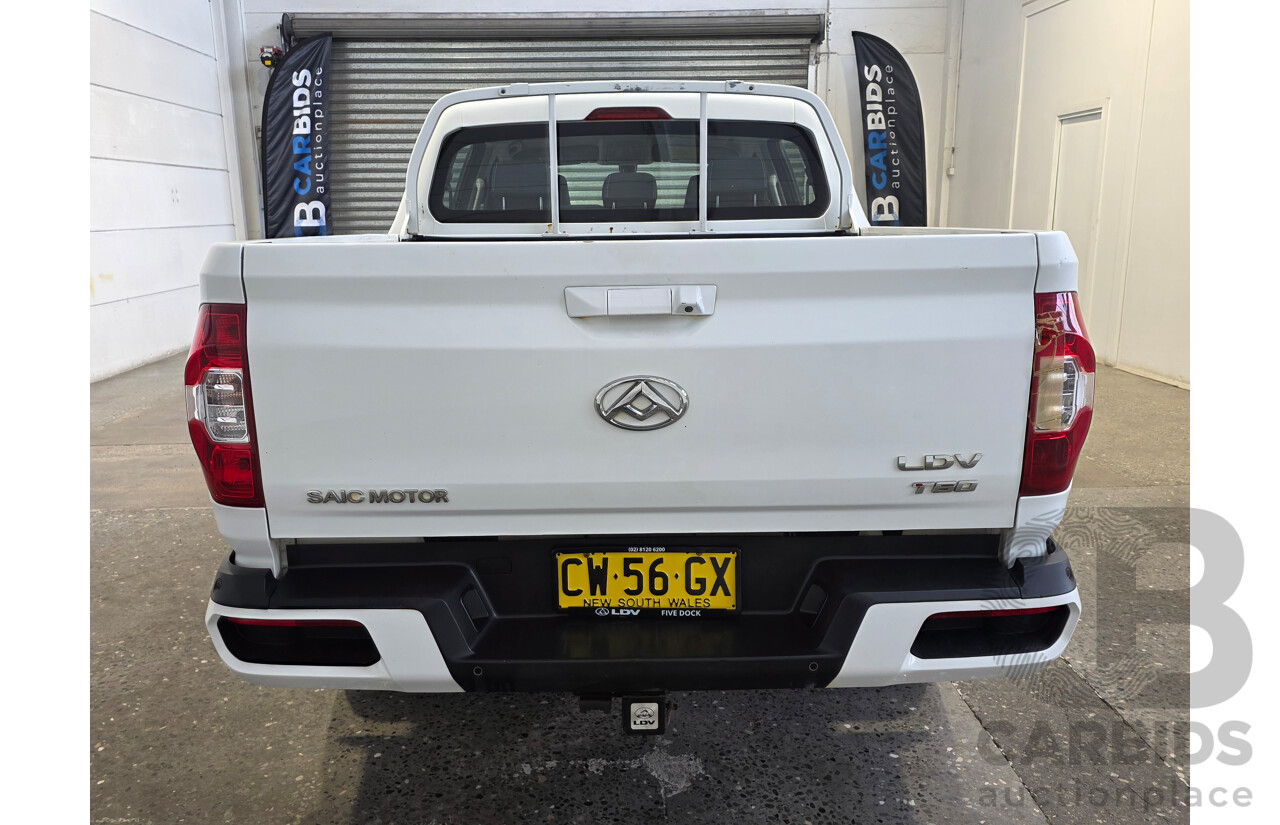 06/2020 LDV T60 PRO (4x4) SK8C Double Cab Utility White 2.8L