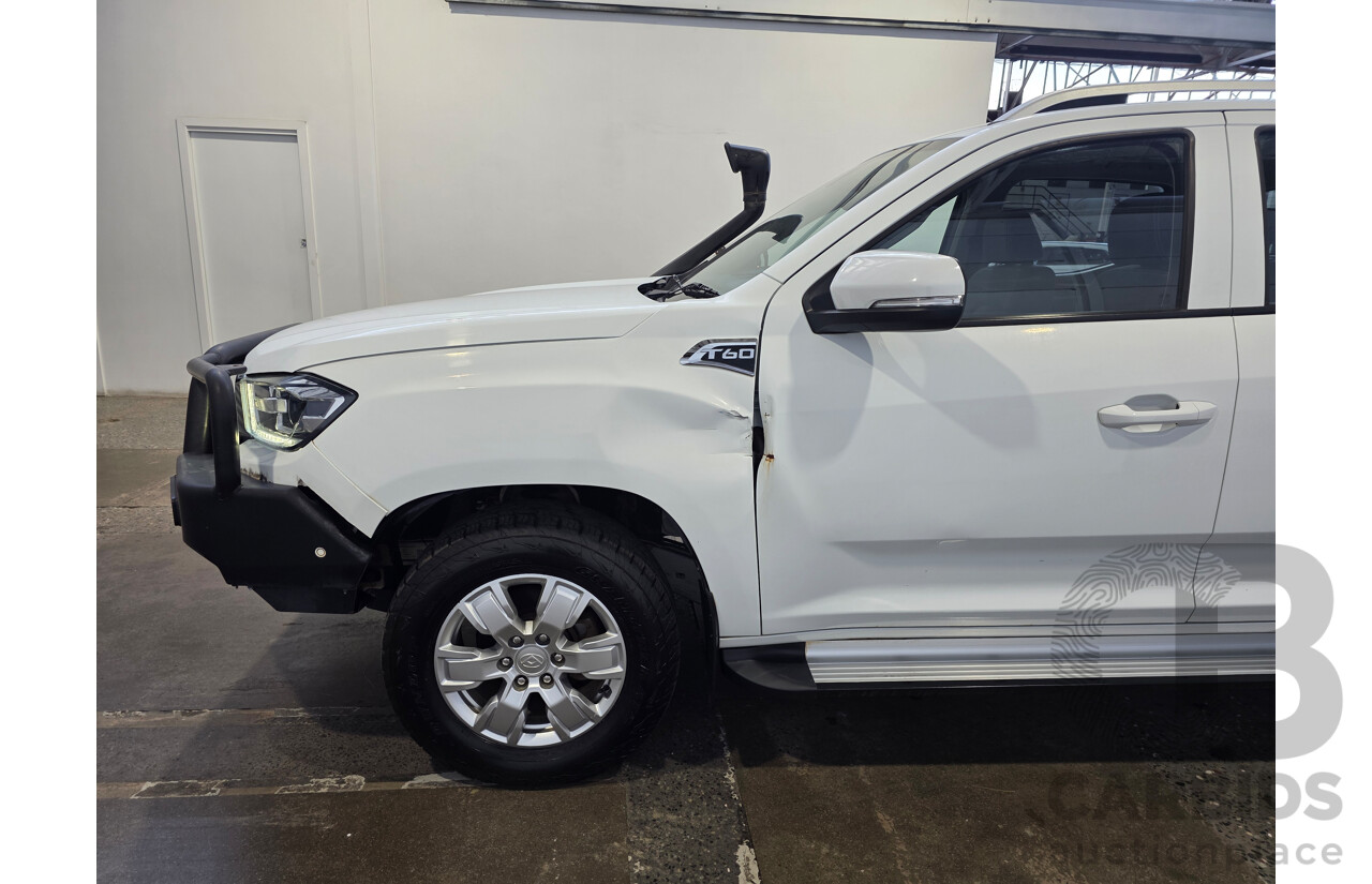 06/2020 LDV T60 PRO (4x4) SK8C Double Cab Utility White 2.8L