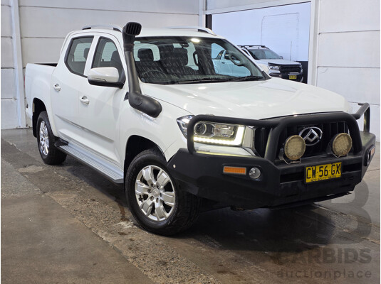 06/2020 LDV T60 PRO (4x4) SK8C Double Cab Utility White 2.8L