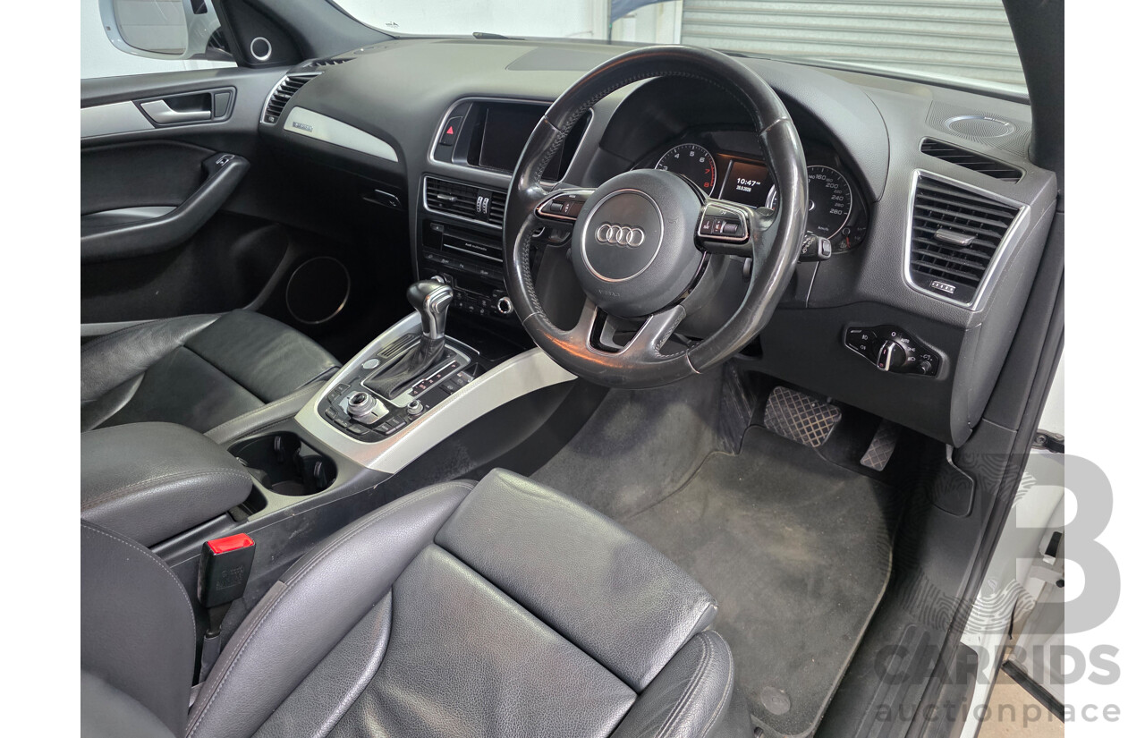03/2015 Audi Q5 2.0 TFSI QUATTRO (AWD) 8R MY15 4d Wagon Glacier White 2.0L