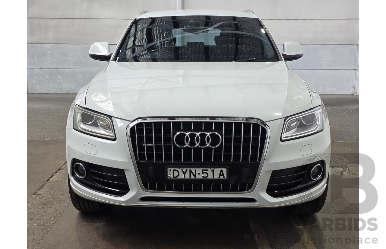 03/2015 Audi Q5 2.0 TFSI QUATTRO (AWD) 8R MY15 4d Wagon Glacier White 2.0L