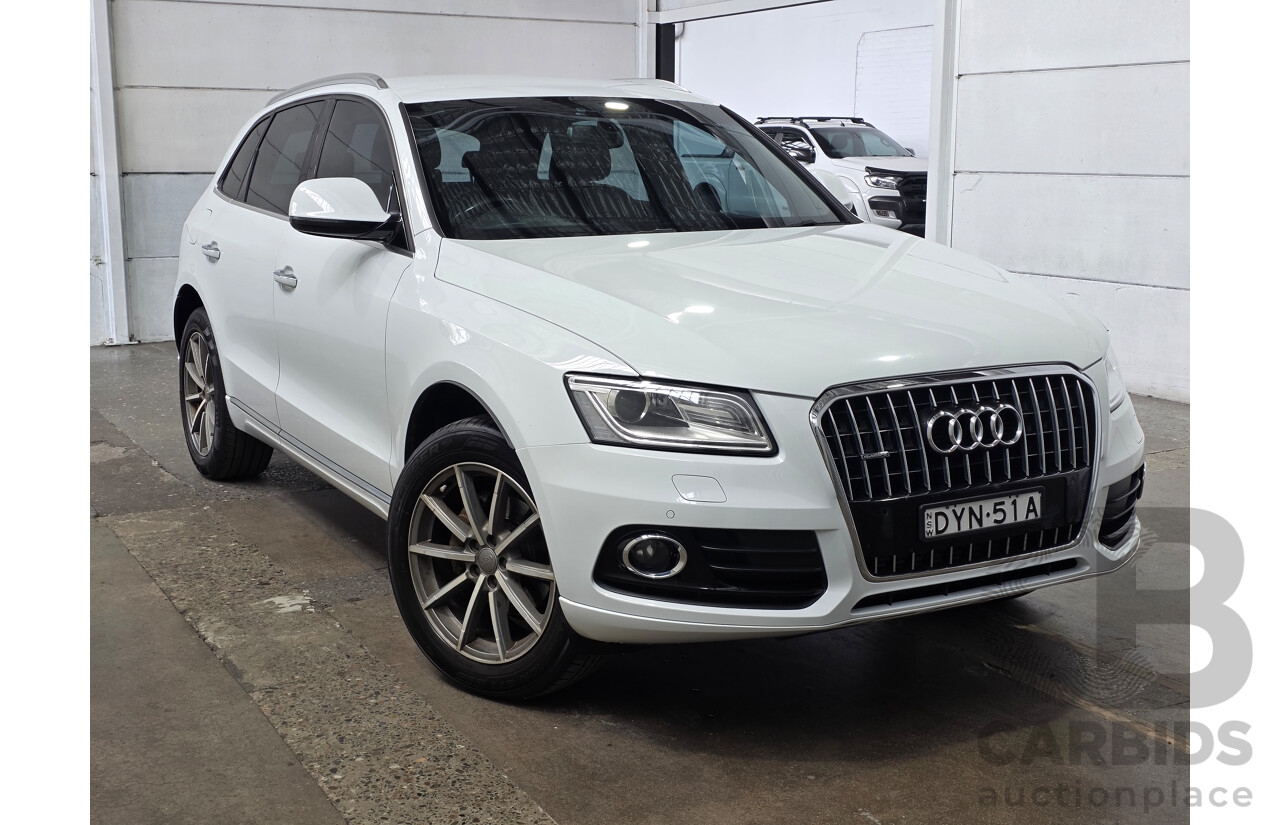 03/2015 Audi Q5 2.0 TFSI QUATTRO (AWD) 8R MY15 4d Wagon Glacier White 2.0L