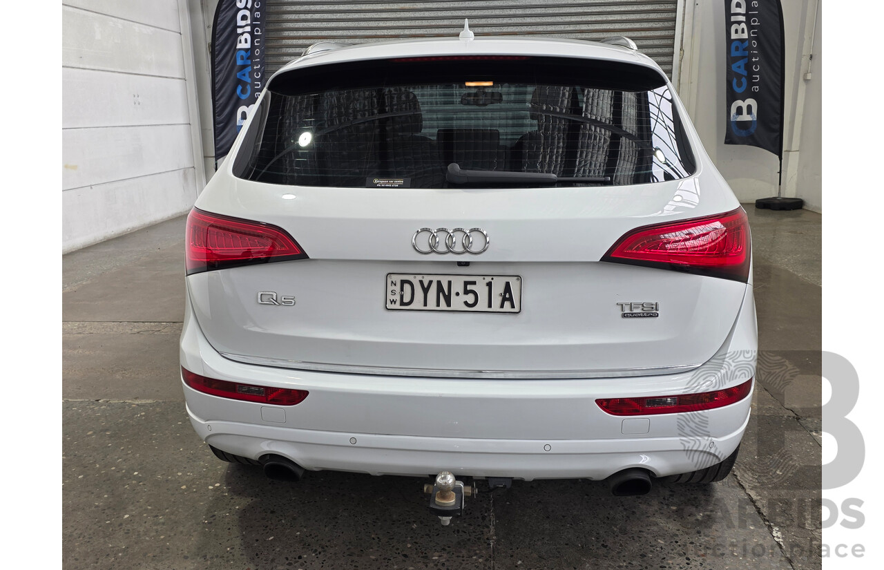 03/2015 Audi Q5 2.0 TFSI QUATTRO (AWD) 8R MY15 4d Wagon Glacier White 2.0L
