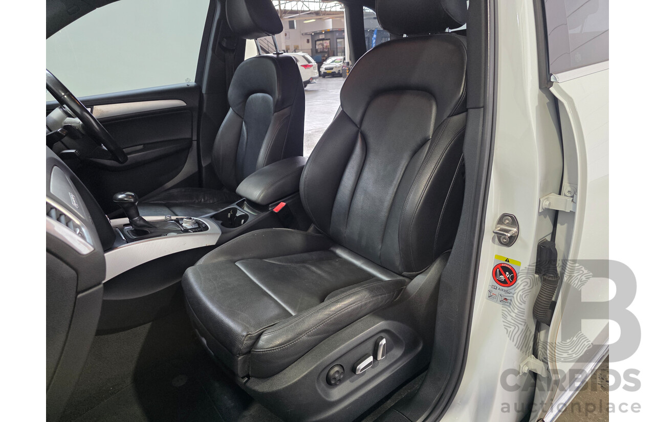 03/2015 Audi Q5 2.0 TFSI QUATTRO (AWD) 8R MY15 4d Wagon Glacier White 2.0L