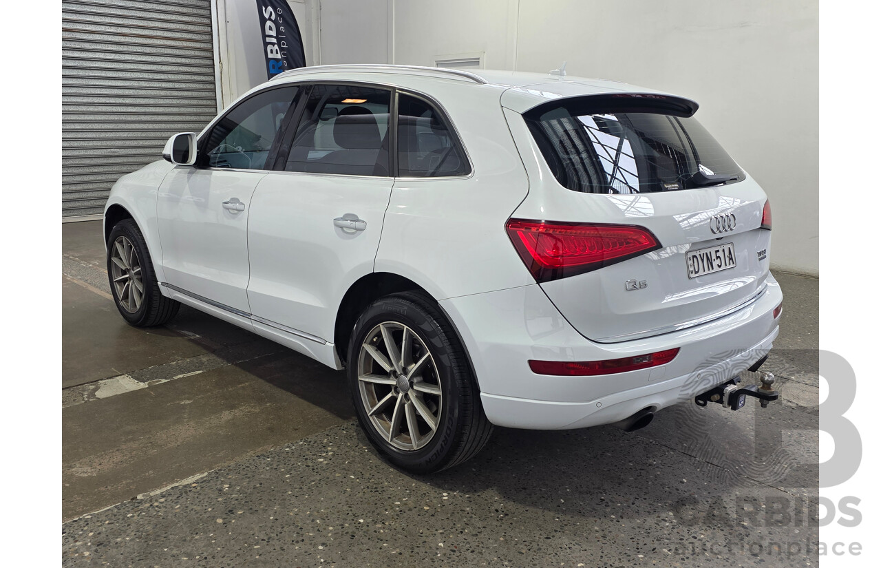 03/2015 Audi Q5 2.0 TFSI QUATTRO (AWD) 8R MY15 4d Wagon Glacier White 2.0L