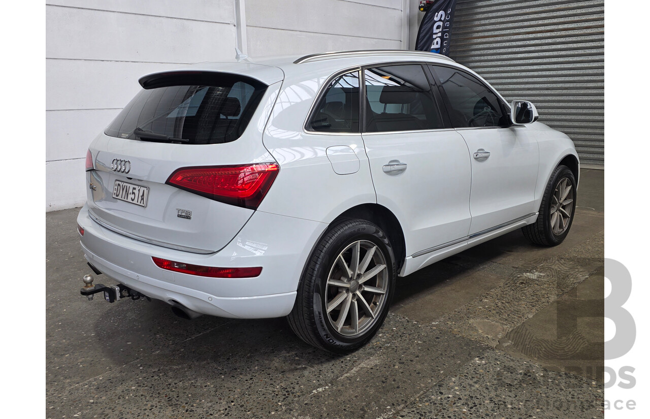 03/2015 Audi Q5 2.0 TFSI QUATTRO (AWD) 8R MY15 4d Wagon Glacier White 2.0L