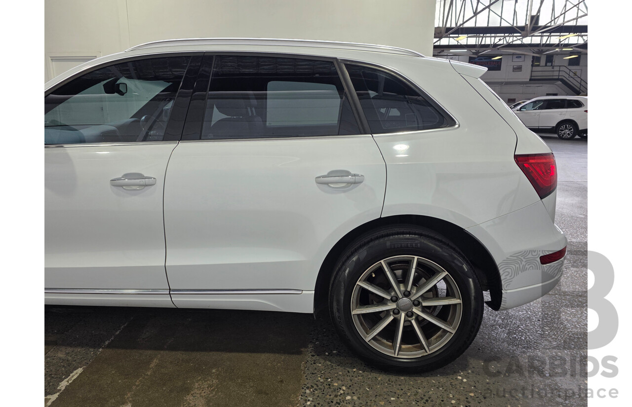 03/2015 Audi Q5 2.0 TFSI QUATTRO (AWD) 8R MY15 4d Wagon Glacier White 2.0L