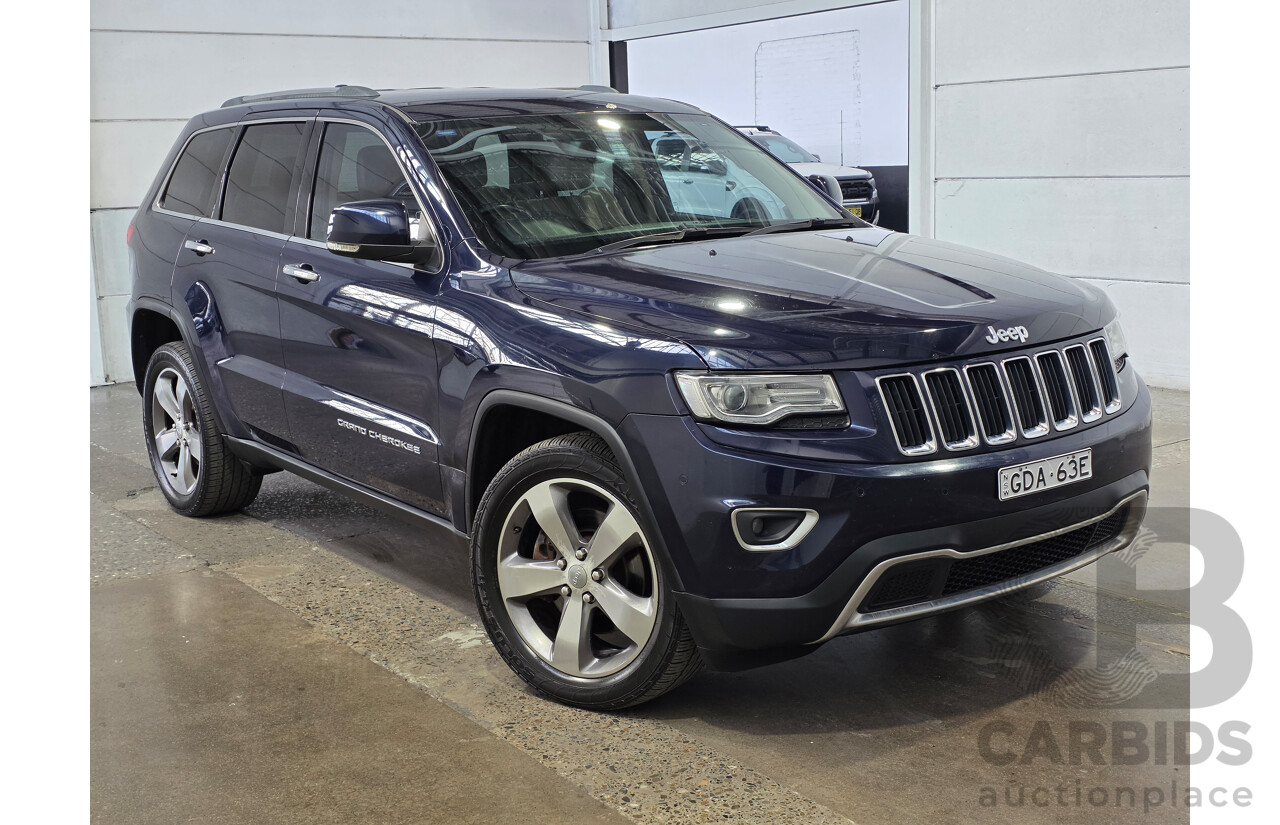 11/2013 Jeep Grand Cherokee LIMITED (4x4) WK MY14 4d Wagon Blue 3.0L