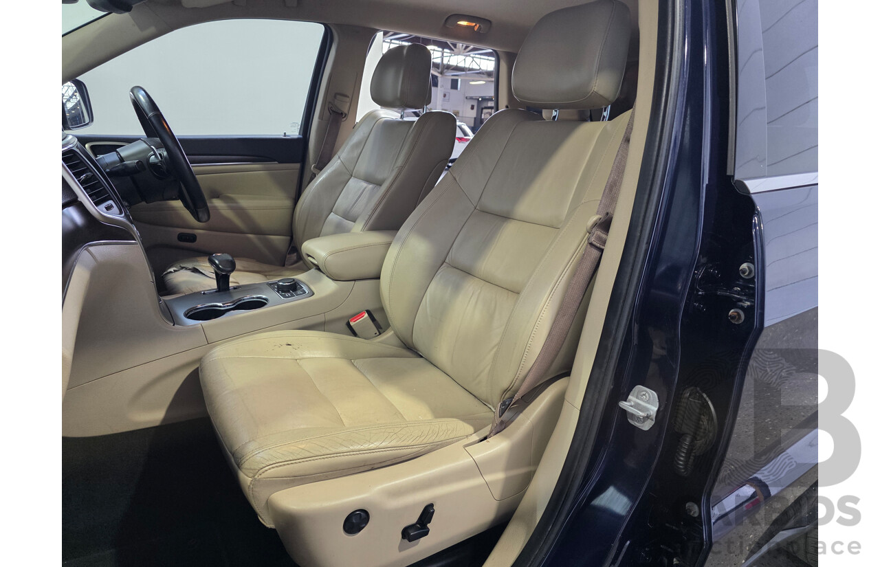11/2013 Jeep Grand Cherokee LIMITED (4x4) WK MY14 4d Wagon Blue 3.0L