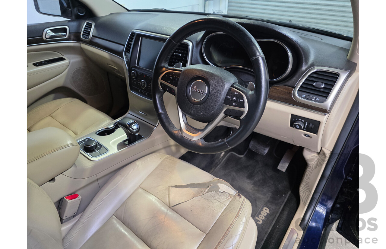 11/2013 Jeep Grand Cherokee LIMITED (4x4) WK MY14 4d Wagon Blue 3.0L