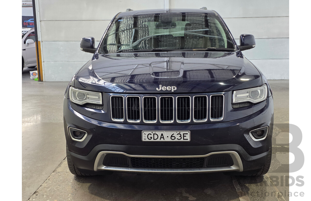 11/2013 Jeep Grand Cherokee LIMITED (4x4) WK MY14 4d Wagon Blue 3.0L