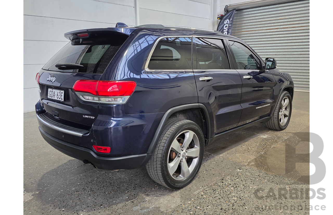 11/2013 Jeep Grand Cherokee LIMITED (4x4) WK MY14 4d Wagon Blue 3.0L