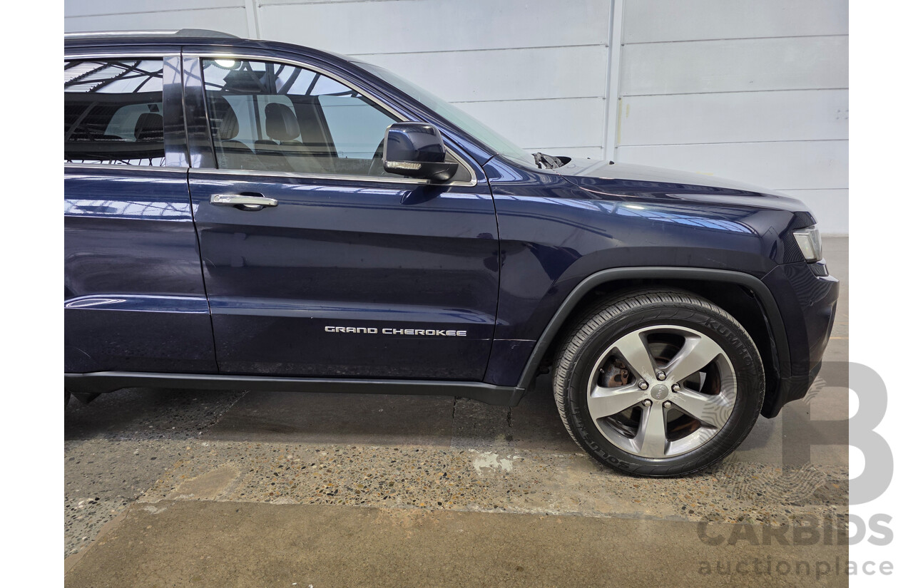 11/2013 Jeep Grand Cherokee LIMITED (4x4) WK MY14 4d Wagon Blue 3.0L
