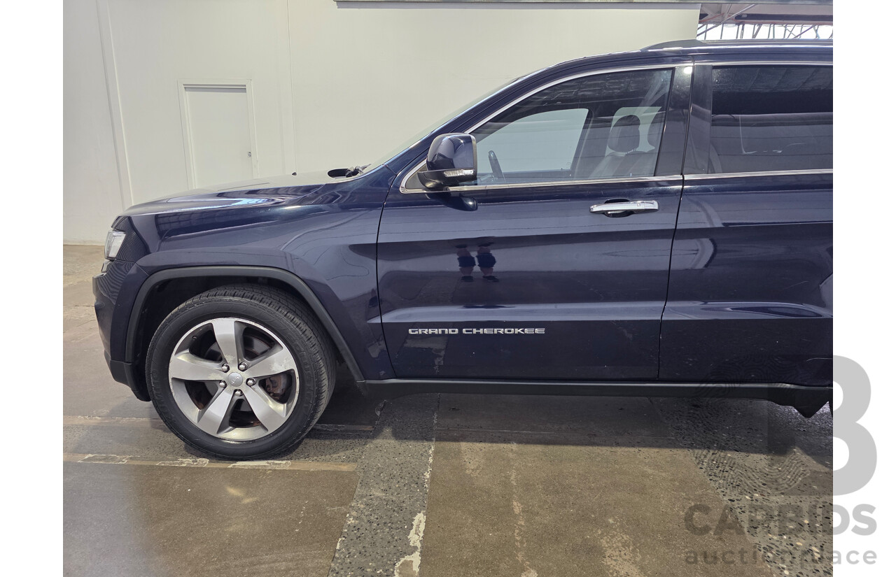 11/2013 Jeep Grand Cherokee LIMITED (4x4) WK MY14 4d Wagon Blue 3.0L