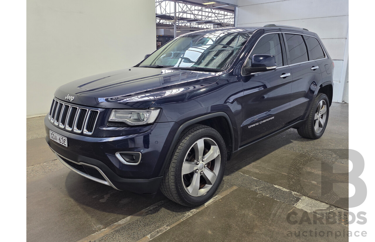 11/2013 Jeep Grand Cherokee LIMITED (4x4) WK MY14 4d Wagon Blue 3.0L