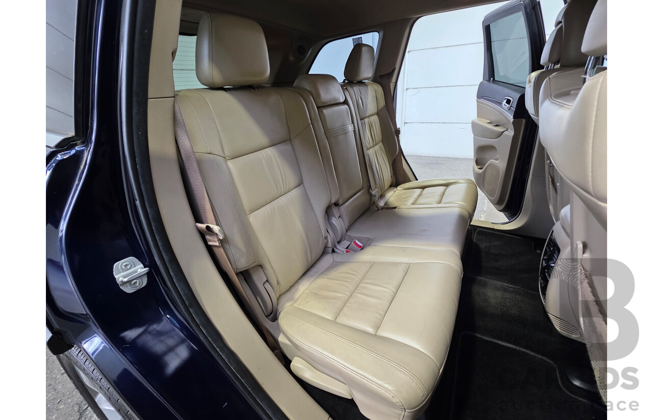 11/2013 Jeep Grand Cherokee LIMITED (4x4) WK MY14 4d Wagon Blue 3.0L